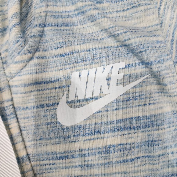 Nike blue and cream full zip up women's size small hoodie - Picture 2 of 7